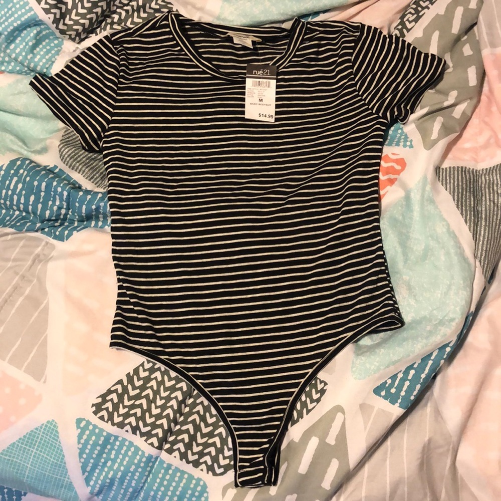 Stripped Bodysuit